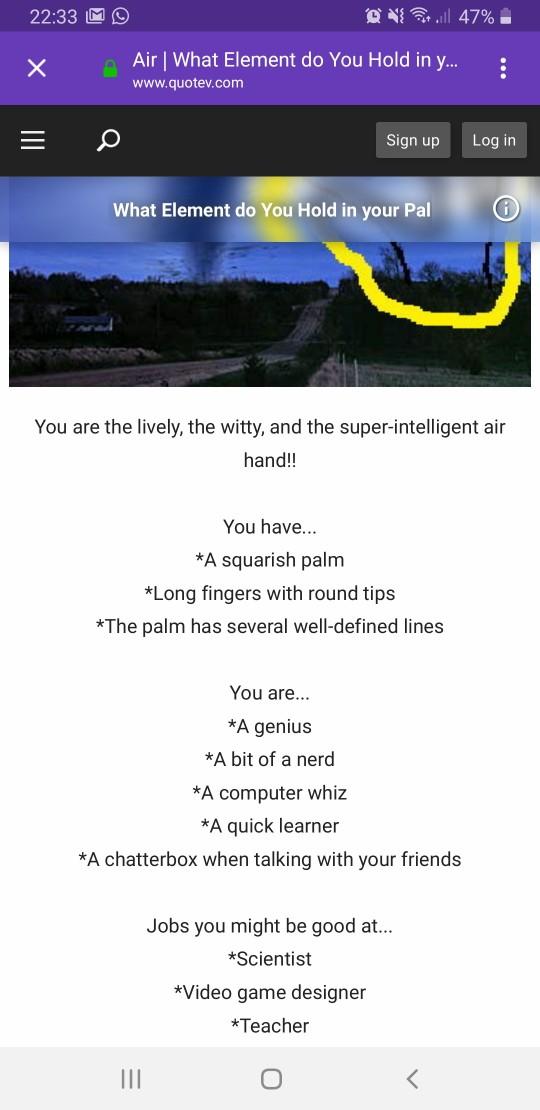 What element is your hand shape?