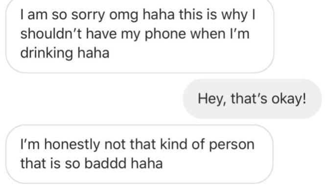 Do drunk texts mean anything?