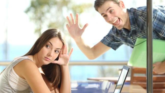 Girls, how do you deal with creepy guys flirting with you in a weird way, being touchy feely and asking for your number?