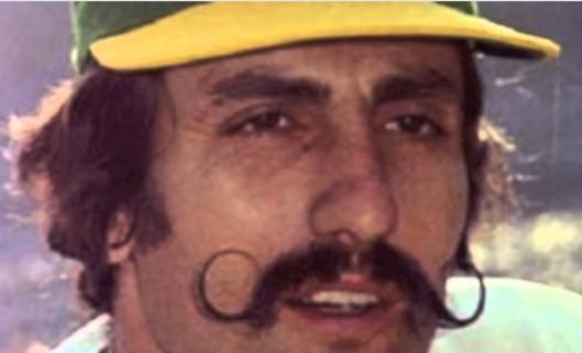Great ball player, bad mustache