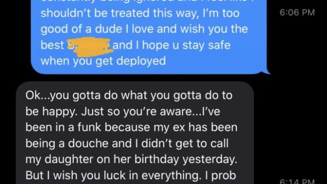 Why do ex’s reach out and ask if u are ok and don’t reply?