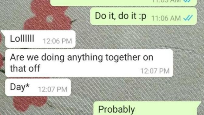 I haven't heard from him for a week, he says he's busy, but is he?