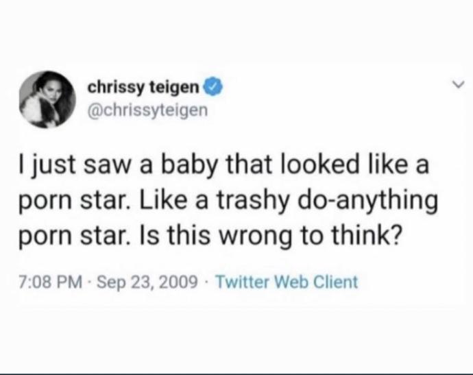 Chrissy Teigens 60k Deleted tweets?