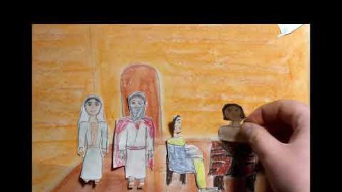 I made a video about Abraham and Isaac for school. Can you tell where I live from my accent?