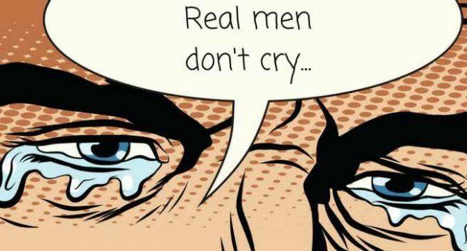 Why does being masculine not allow emotions to come out?