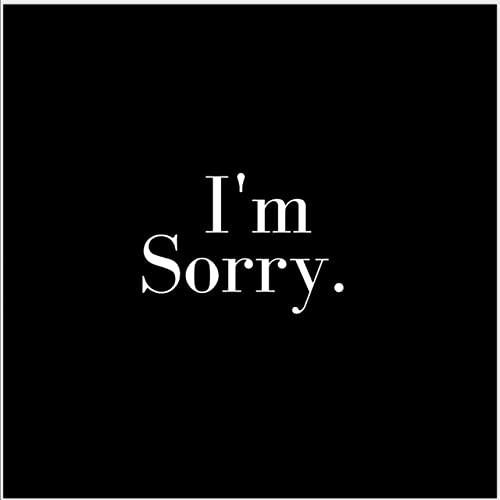 Does SORRY have its value anymore?