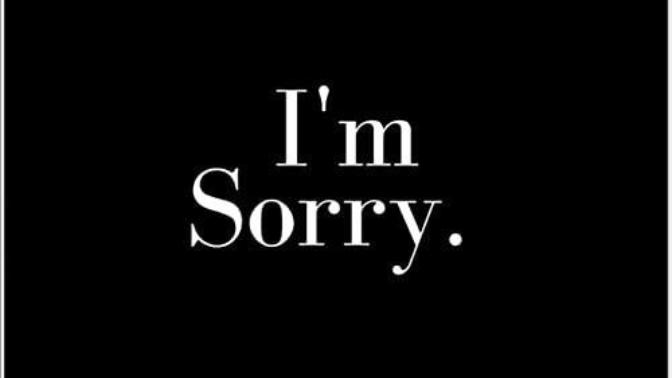 Does SORRY have it's value anymore?