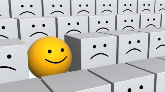 How can I stay happy when the people around me are always negative?