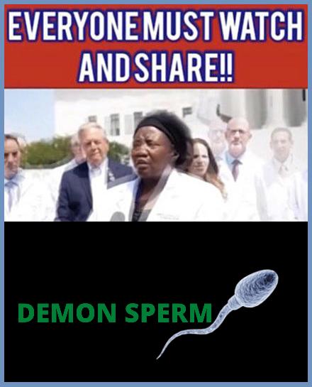 Trumps doctor says, "DEMON SPERM and ALIEN DNA are REAL and DESTROYING AMERICA!!"