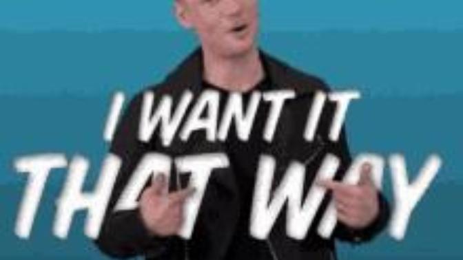 If you were to say "I want it that way" what would you be referring to?