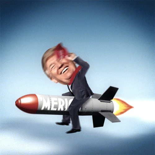 Im voting for trump because he built the wall, imprisoned Hilary & made us all rich from a strong economy; whats your bullshit & senseless reason?