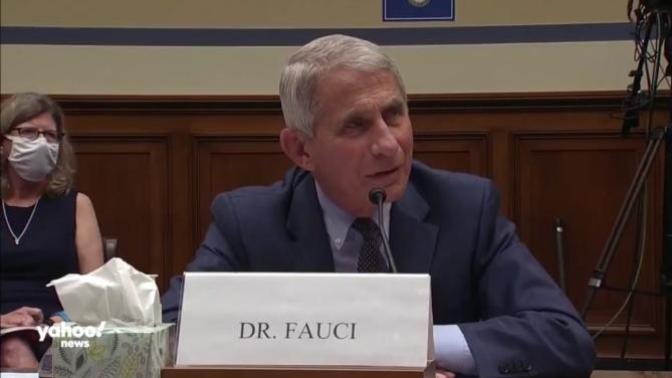 What do you think about Dr. Anthony Fauci saying Covid is transferable through large crowds but NOT protesting crowds?