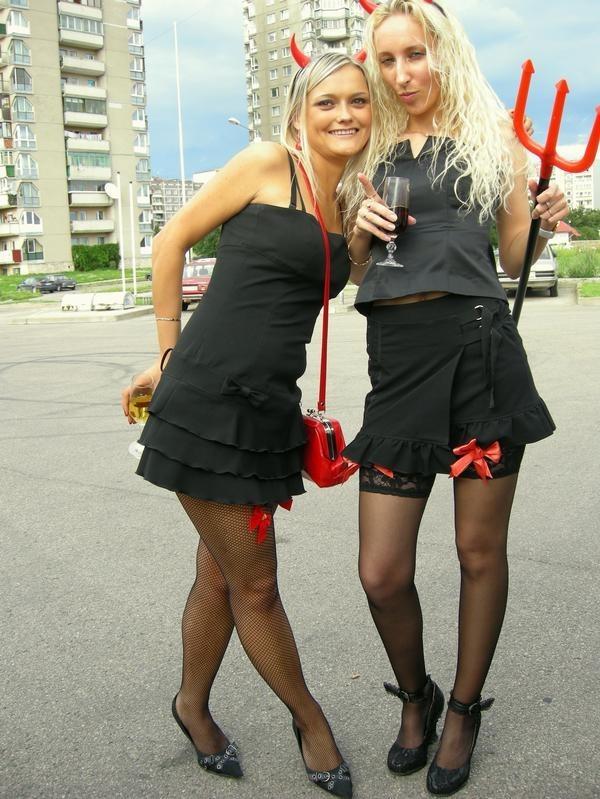 Why do you think these women rather dress like devils than like angels?