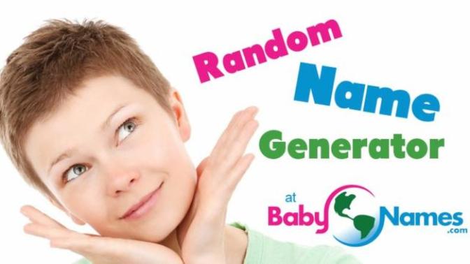 What do you think of a random baby name generator?