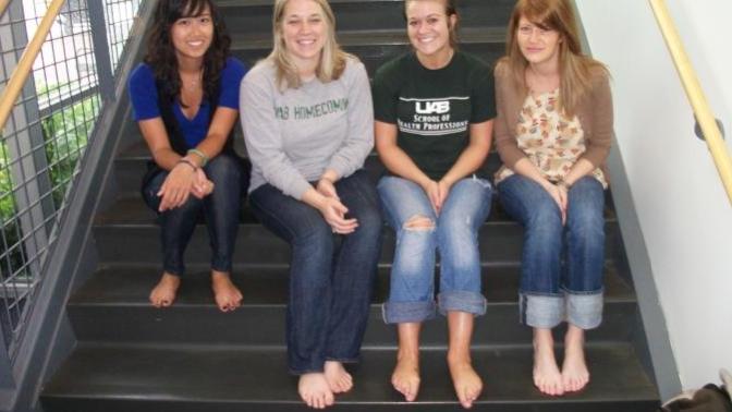 Did you ever have to be barefoot at school?