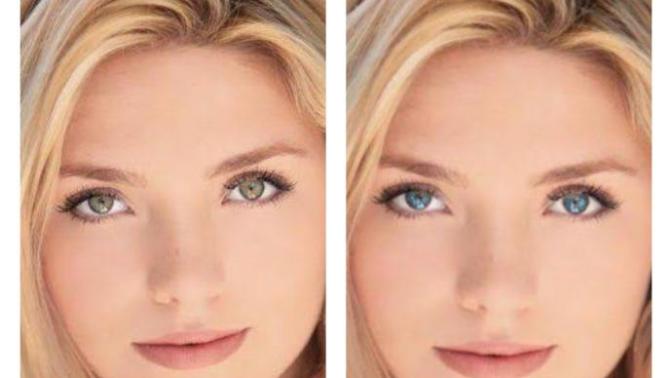 Blonde/green eyes vs blonde/blue eyed! Which one is prettier?
