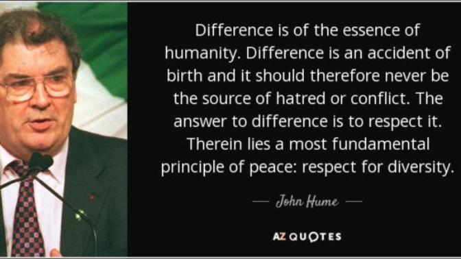John Hume the peacemaker & man of the people dies. Thoughts?