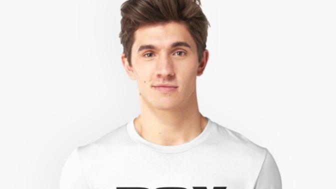 Which of these men is wearing the t shirt that sends the more powerful message: Boy Power or BC?