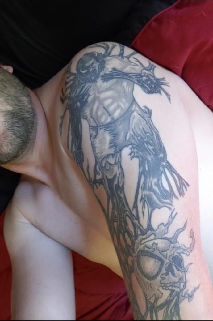 Girls, would you ever date a nerdy guy with tattoos?