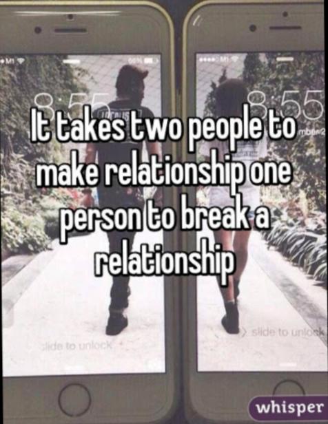 Do You Agree Or Disagree: It Takes Two To Make Or Break A Relationship?