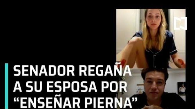 Did this husband have the right to be upset at his wife for showing her leg on social media?