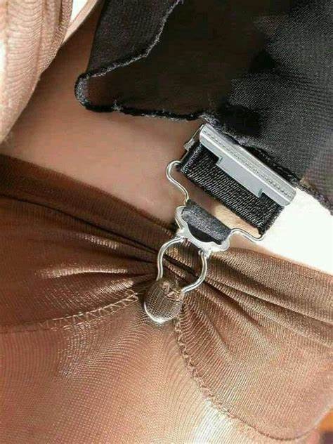 How do you attach suspenders to your stockings?
