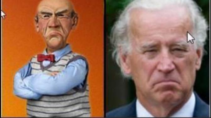 Doesn't Joe Biden look like Walter the puppet?