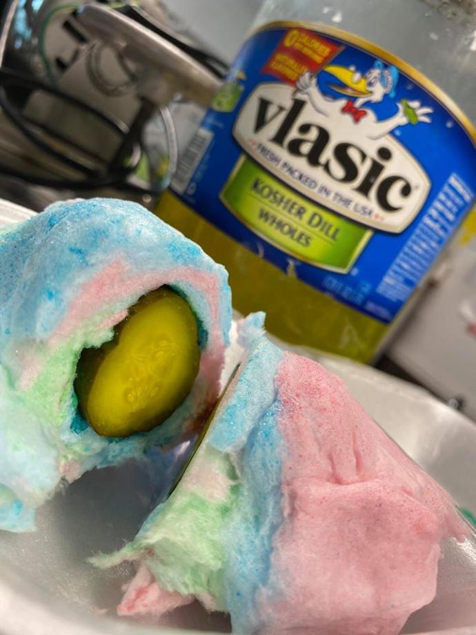 Would you eat a cotton candy pickle?