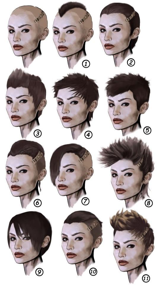 Can you imagine me with short hair?