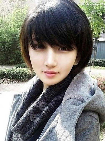 Can you imagine me with short hair?
