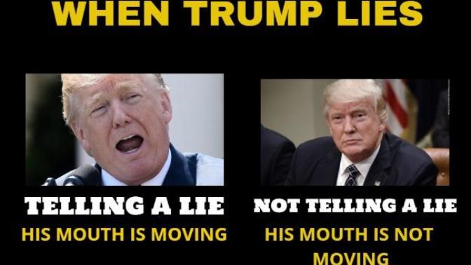 Does Trump regret all his lies?