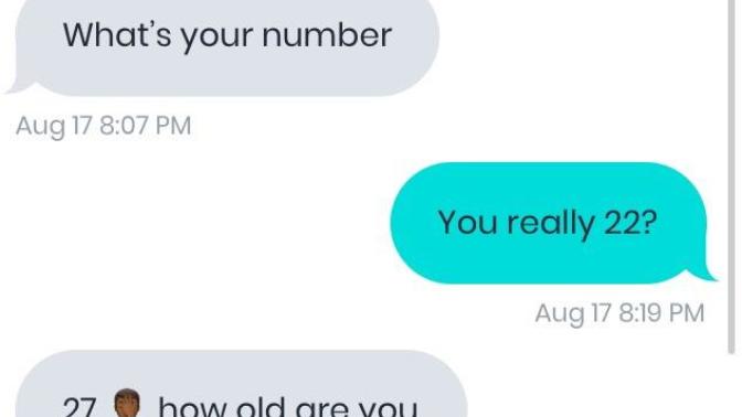 Can you weird older guys do me a favor and stop lying about your age online?