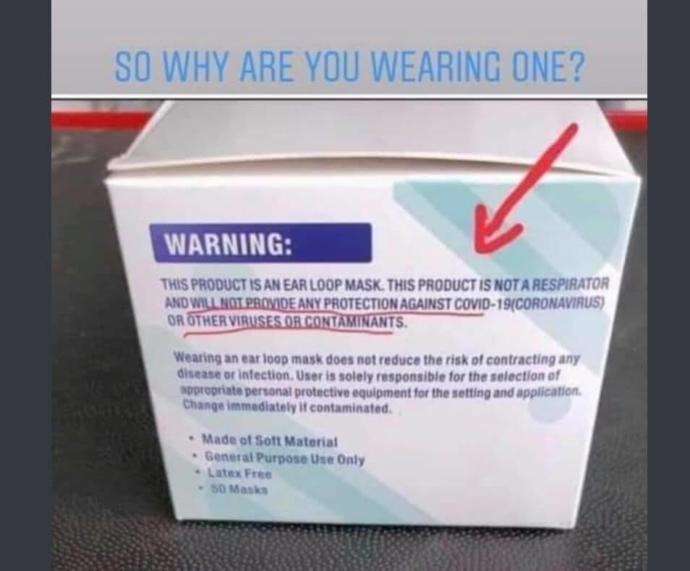 Be honest, do you think wearing a mask is stupid?