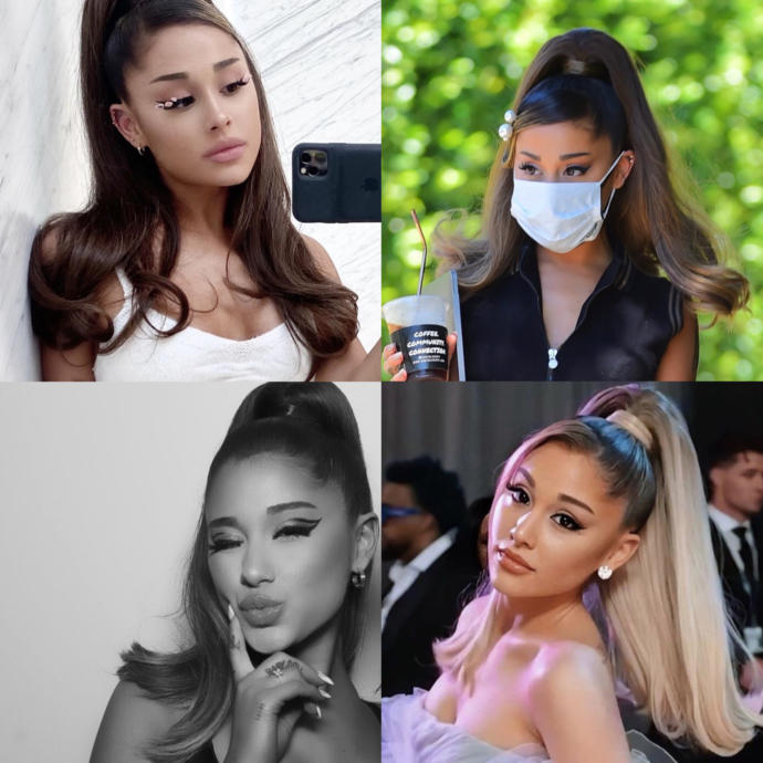 Which version of Ariana Grandes ponytail is the best?