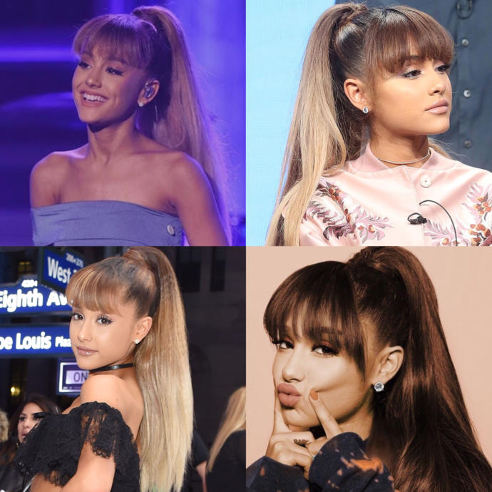Which version of Ariana Grandes ponytail is the best?