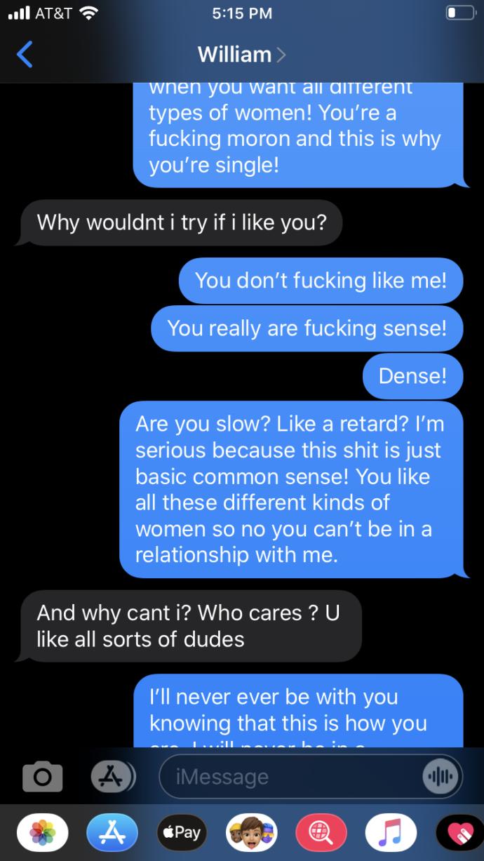Why is this guy lying about liking me and about me being his type?