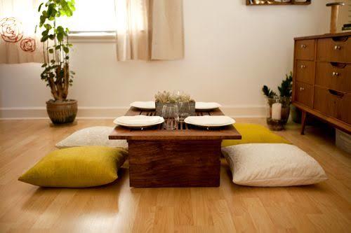Low dining table