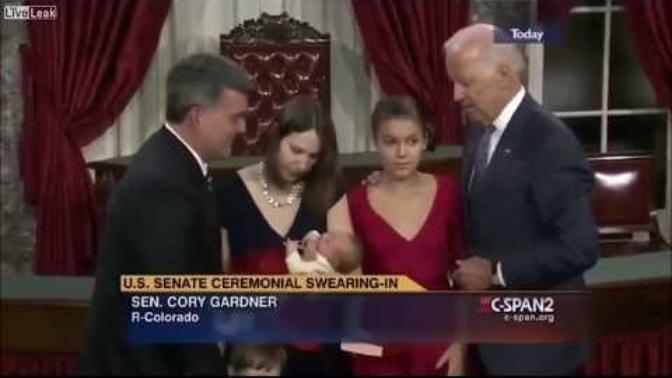 Why is the media ignoring these videos of Joe touching little girls and women?