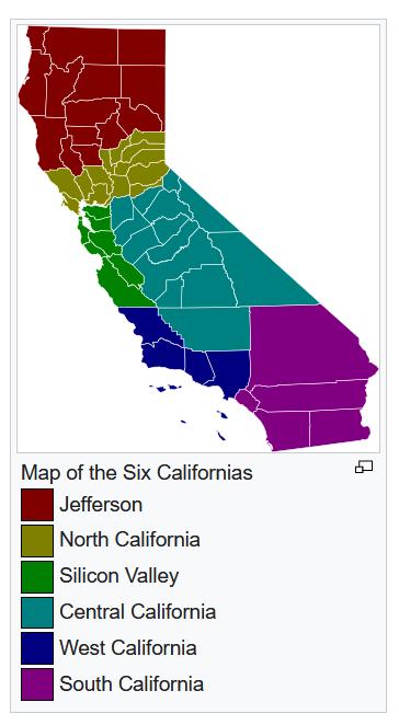 Should California be split into 6 States?