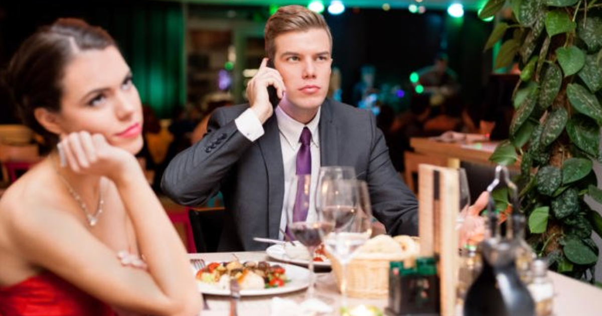 If your first date, a dinner date, was going horribly, what would you