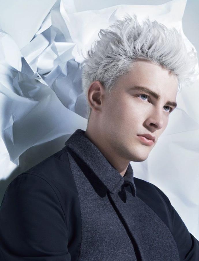 What do you think of long white hair on men?