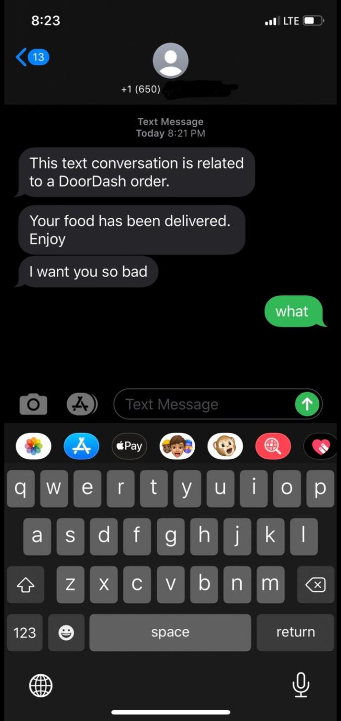 Why did my delivery driver text me this?