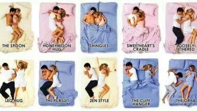 Do you like cuddling when you lie in bed?