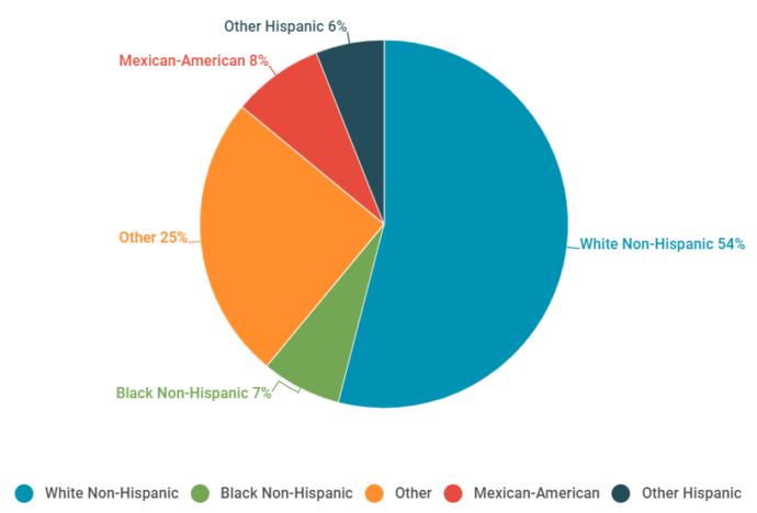 Vegetarians by race