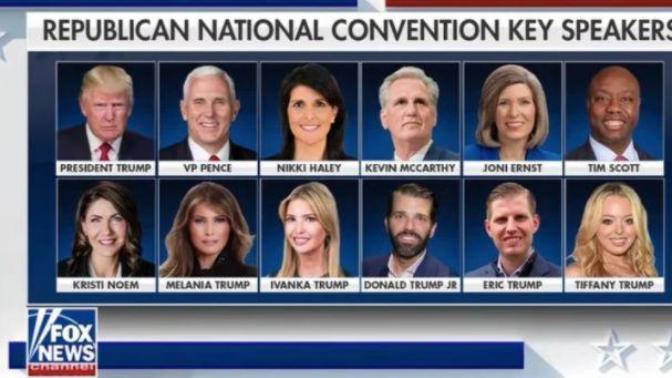 So the RNC is this week, you have people do your bidding and some did, why would you choose your family to speak on your behalf and not your minions?