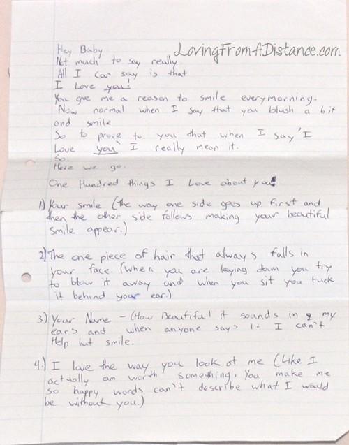 What do you think of writing love letters and sending them snail mail for long distance relationships to add to the romance?