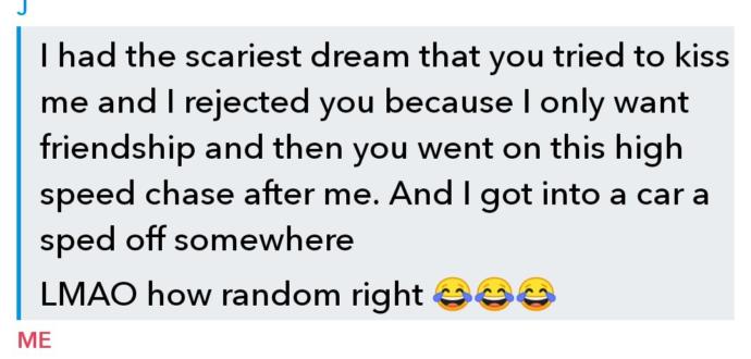 What does this mean? Why would she tell me this and does this mean Im out?