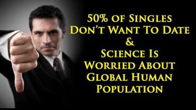 Some science says it's the collapse of society. does it seem like in current times. less people are looking to exclusively date or get married?