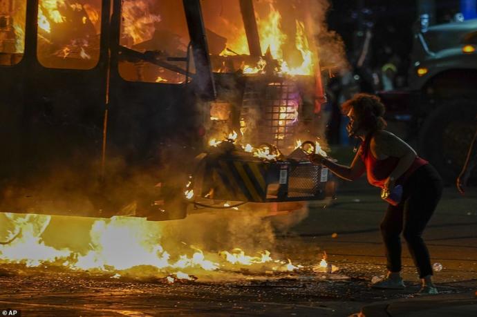 What do you think of BLM burning looting, rioting in Wisconsin?