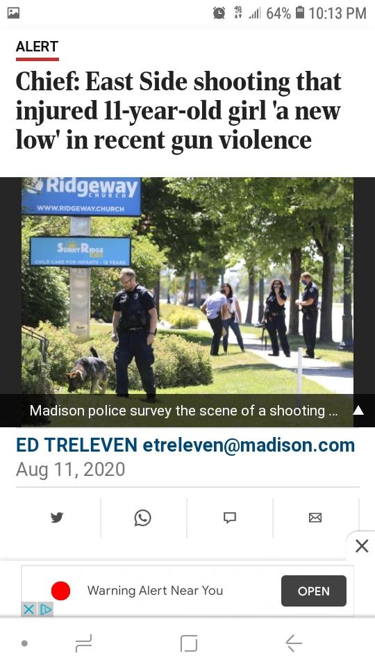Where's her justice? Where's the outrage for an 11 year old shot riding in a car?